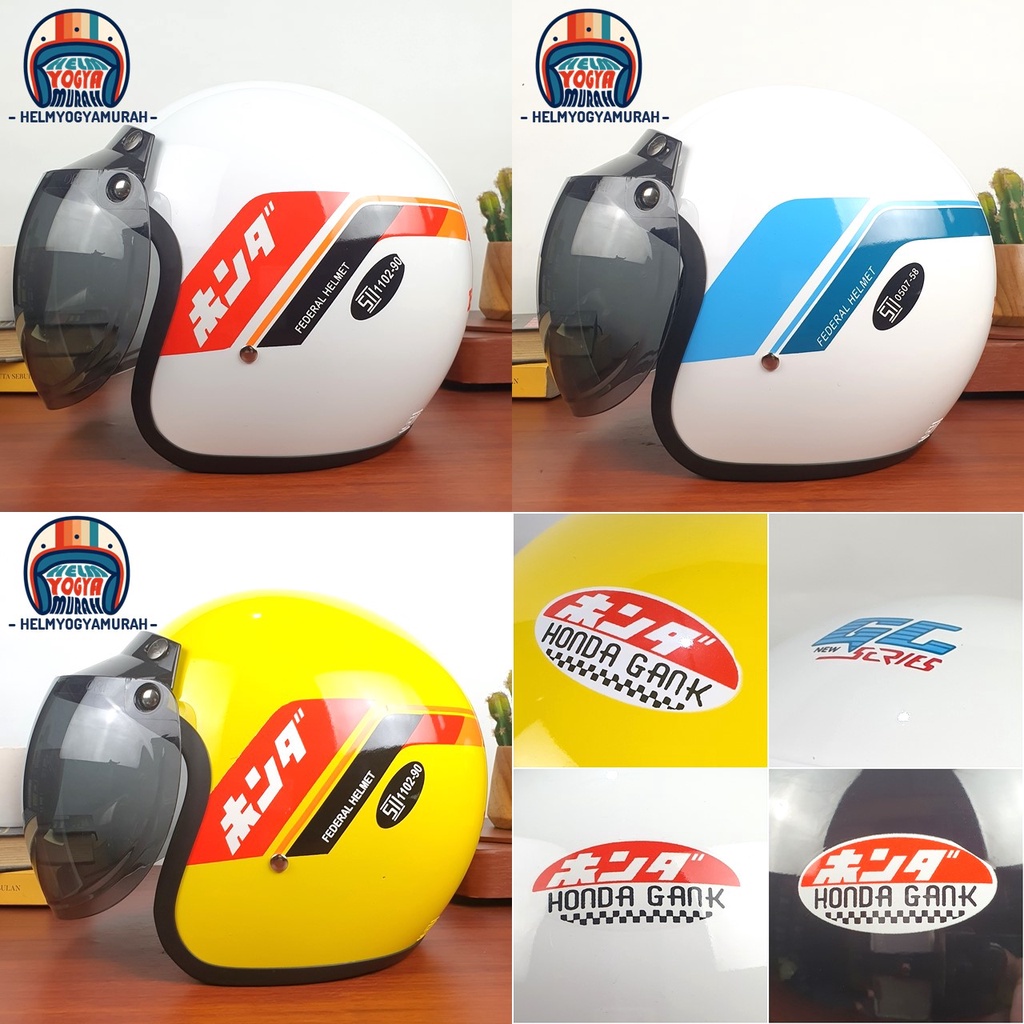 Helm Honda Gank Original SNI