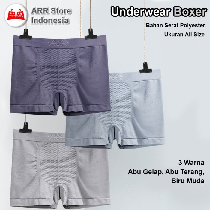 ARR Celana Dalam Boxer Pria Import 3d Magnetic Boxer Pria All Size