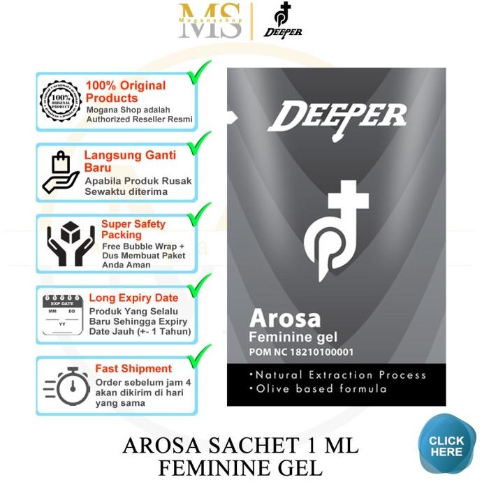 promo muraHHHHH DEEPER AROSA SACHET FEMININE GEL KHUSUS WANITA DEWASA BPOM AYO DIORDER SAJA