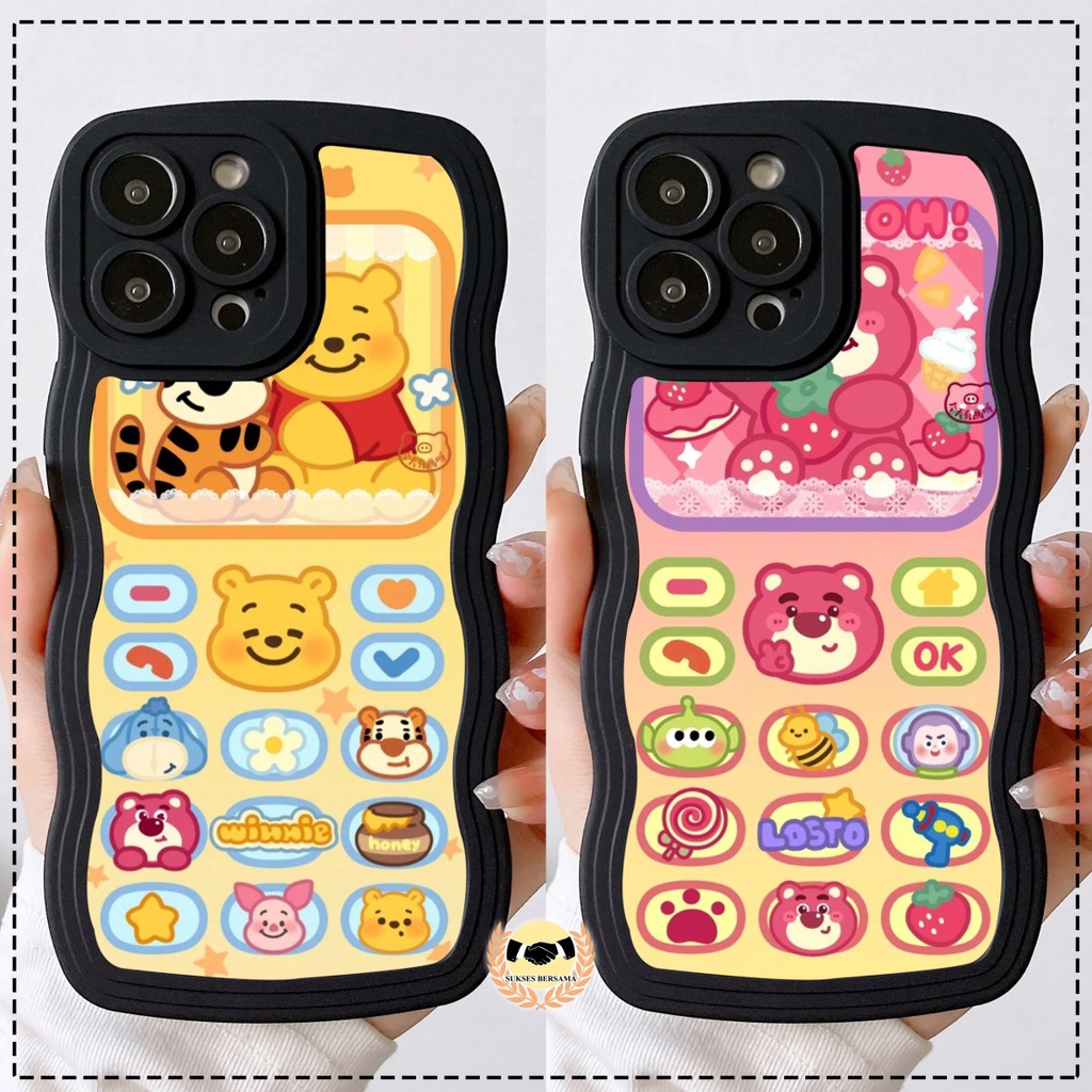 CUSTOM SOFTCASE SILIKON GELOMBANG WAVY CUSTOM PHONE FOR OPPO A1K A3S A5S A15  A15S A16 A17 A17K A31 A8 A37 A39 A57 A71 A83 F1S A59 F5 F7 F11 PRO A5 A9 A52 A92 A53 A33 A54 A55 A57 A74 A95 A76 A36 A96 RENO 4F F17 PRO 5 5F 6 7 8 7Z 8Z BSB7158