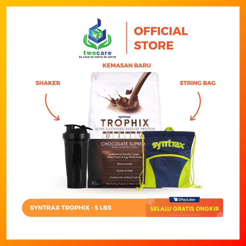 Syntrax Trophix 5Lbs Casein Ultra Sustained Release Whey Protein