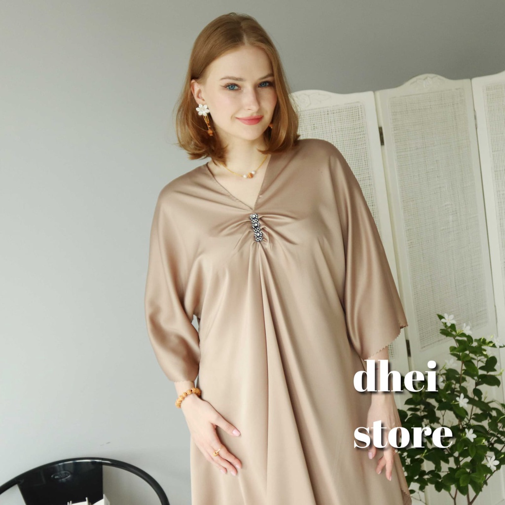 Kaftan Tunik 2023 / kaftan mewah /kaftan tunik viral cantik lasercut / Kaftan tunik silk / Kaftan Wanita Terbaru