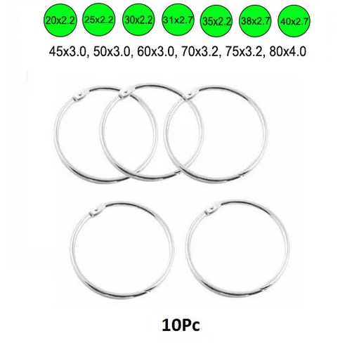 Ring Buka Tutup Ring Binder Uk 20mm-40mm Harga/10pc