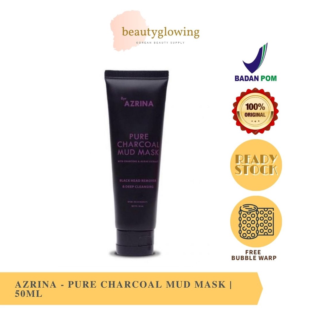 Azrina Pure Charcoal Clay Mask 50ml