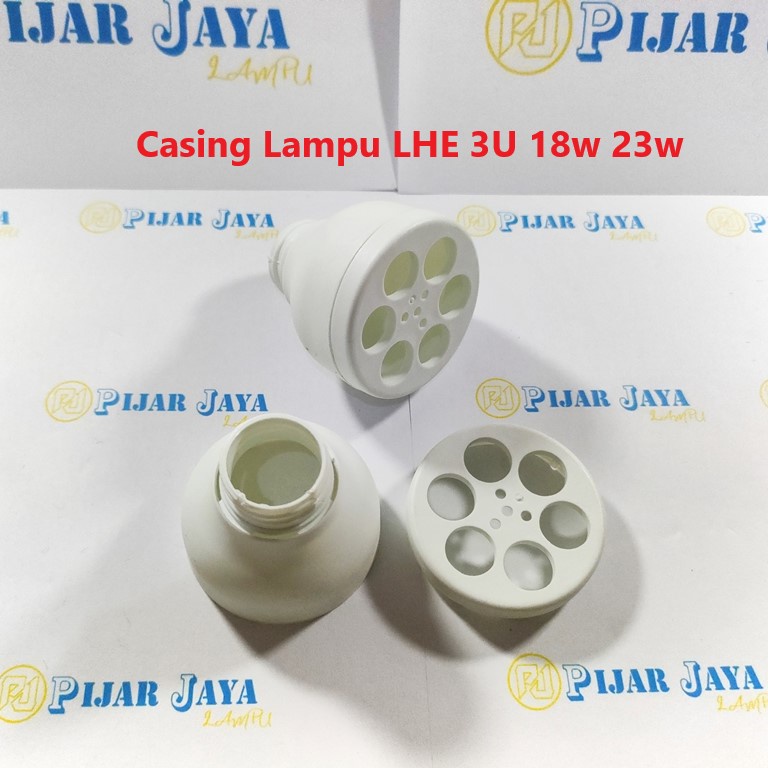 Kesing Casing Lampu LHE Baru 3U Besar 18 23 watt - Kap Kop Universal 18w 23w