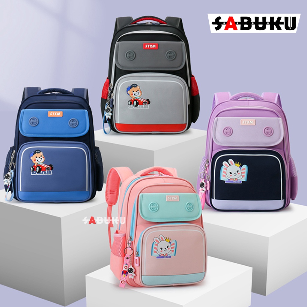 Tas Ransel Anak Sekolah Unisex Tas Punggung Karakter Lucu Backpack Remaja Tas Laptop-290