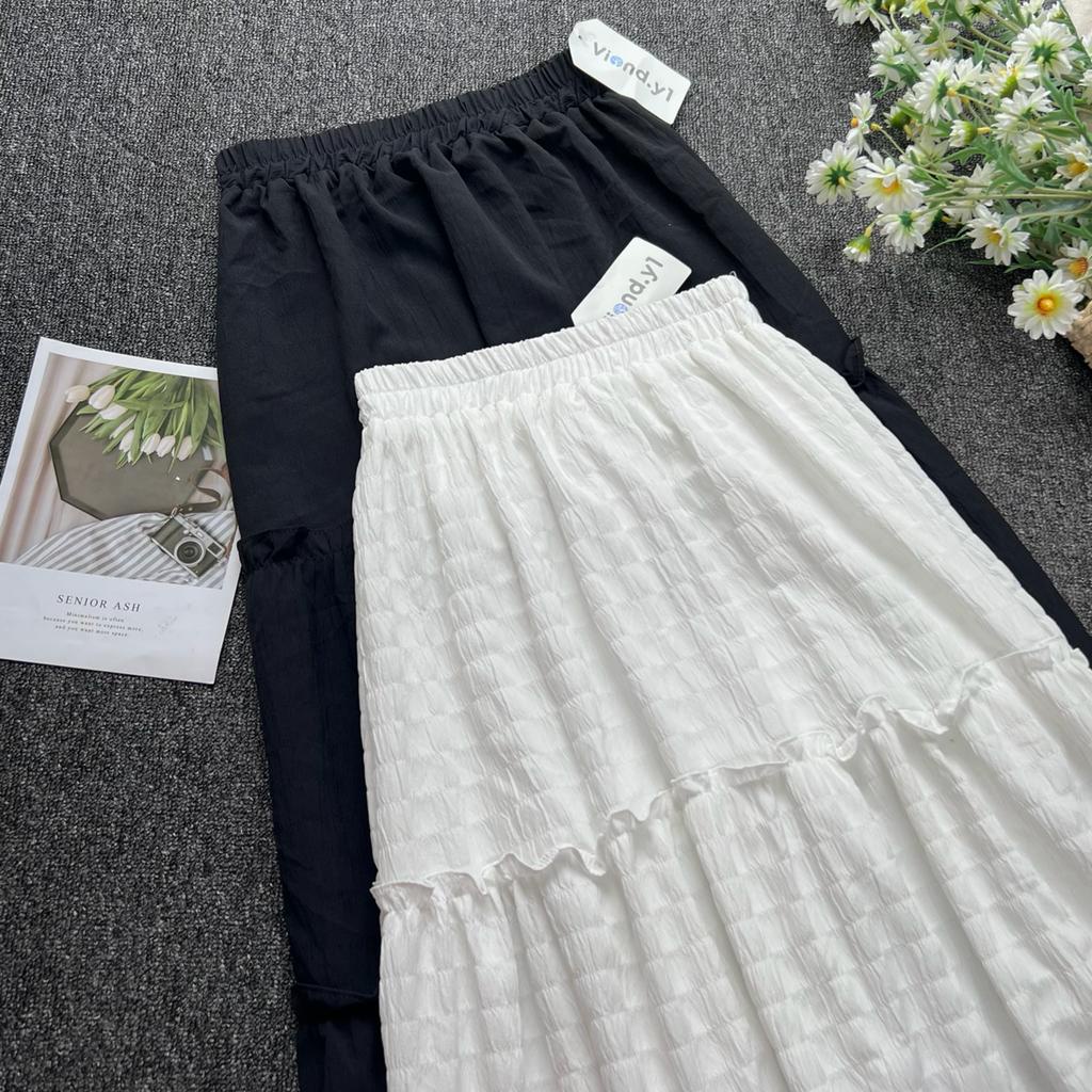 Rok Wanita Longskirt Korea Layer / Skirt Cewek Panjang 145