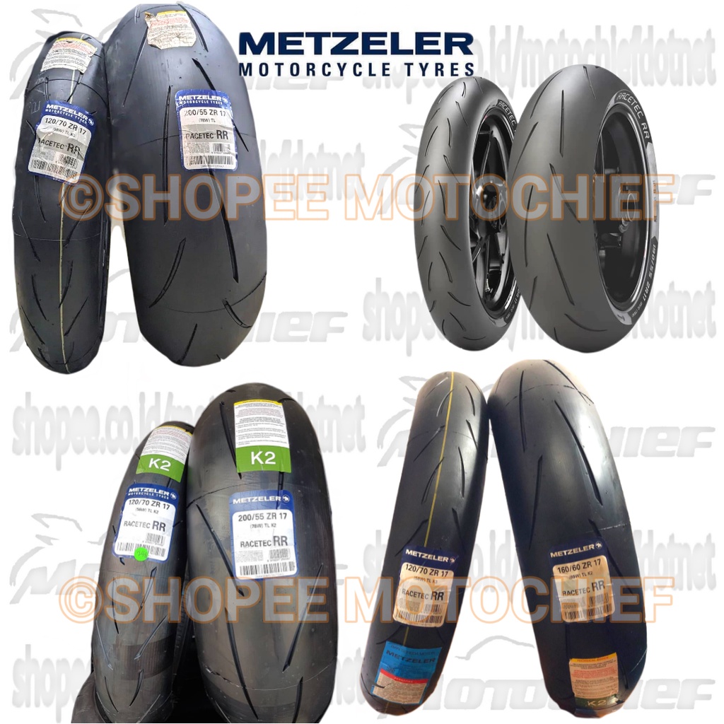 BAN METZELER RACETEC RR 120 160 180 190 200 RING 17 NINJA CBR R25 ZX25R BMW DUCATI