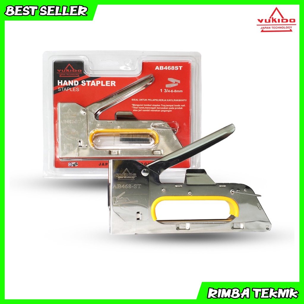 [INCLUDE ISI STAPLES] YUKIDO Staple Gun 3 in 1 Way Heavy Duty Staples Tembak hekter jok