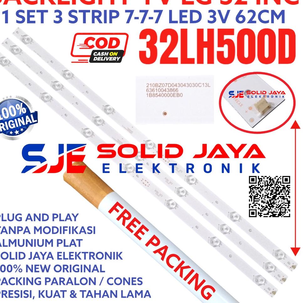 HOT Product BACKLIGHT TV LED LG 32 INC 32LH500 D 32LH500D 32LH LAMPU BL 7K 3V 32INC INCH IN TV LED L