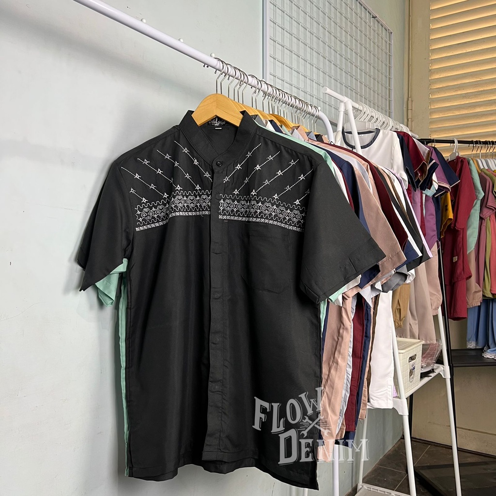 Grosir Baju Koko Pria Dewasa Lengan Pendek Bisa Buat Seragam - Flow Denim