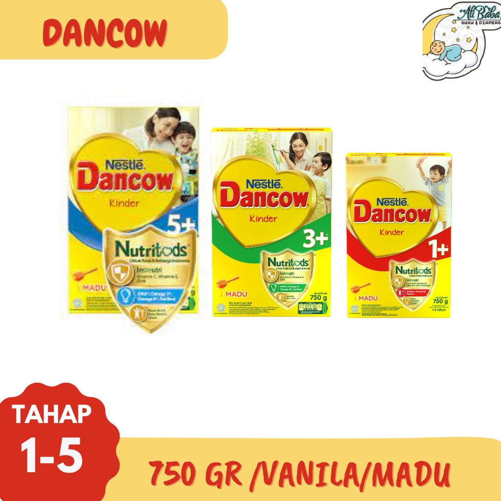 DANCOW 1+ 3+ 5+ 750/800 GRAM VANILA MADU COKLAT SUSU FORMULA SUSU ANAK BERKUALITAS SUSU ANAK MURAH