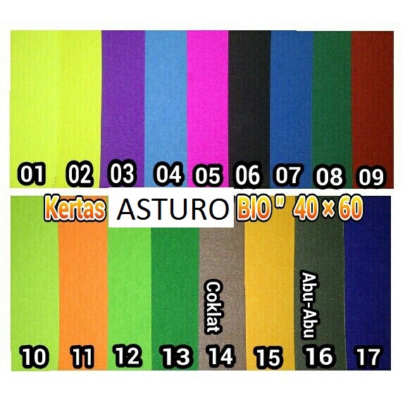 KARTON ASTURO 40X60 / KERTAS SPOTLIGHT 40X60