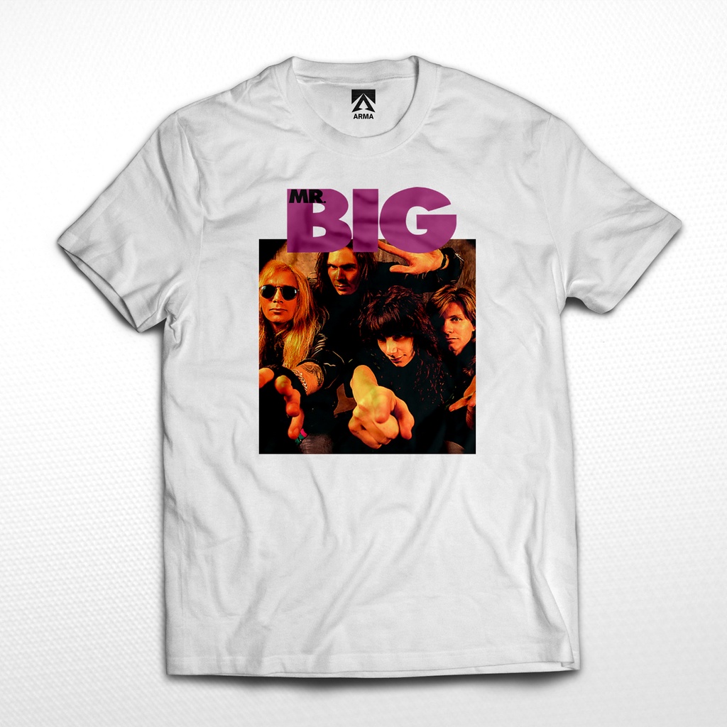 KAOS BAND MR. BIG / tshirt musik rock metal distro unisex KAOS BAND VINTAGE