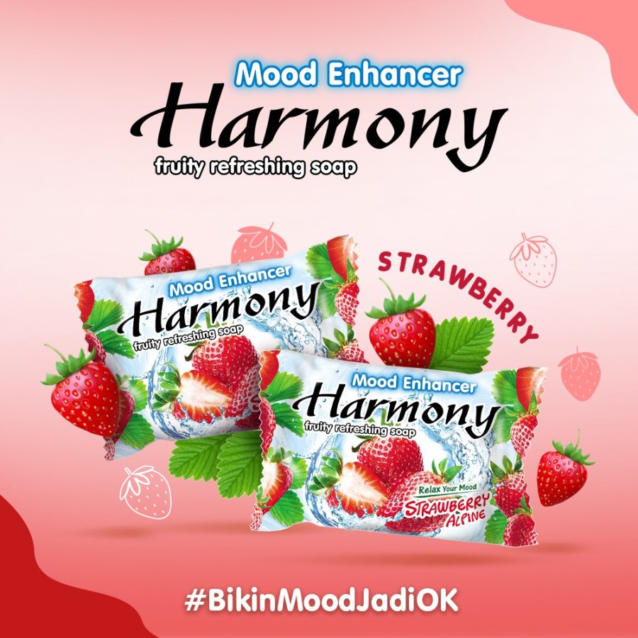 Sabun Mandi Batang HARMONY Aroma Buah 70gr