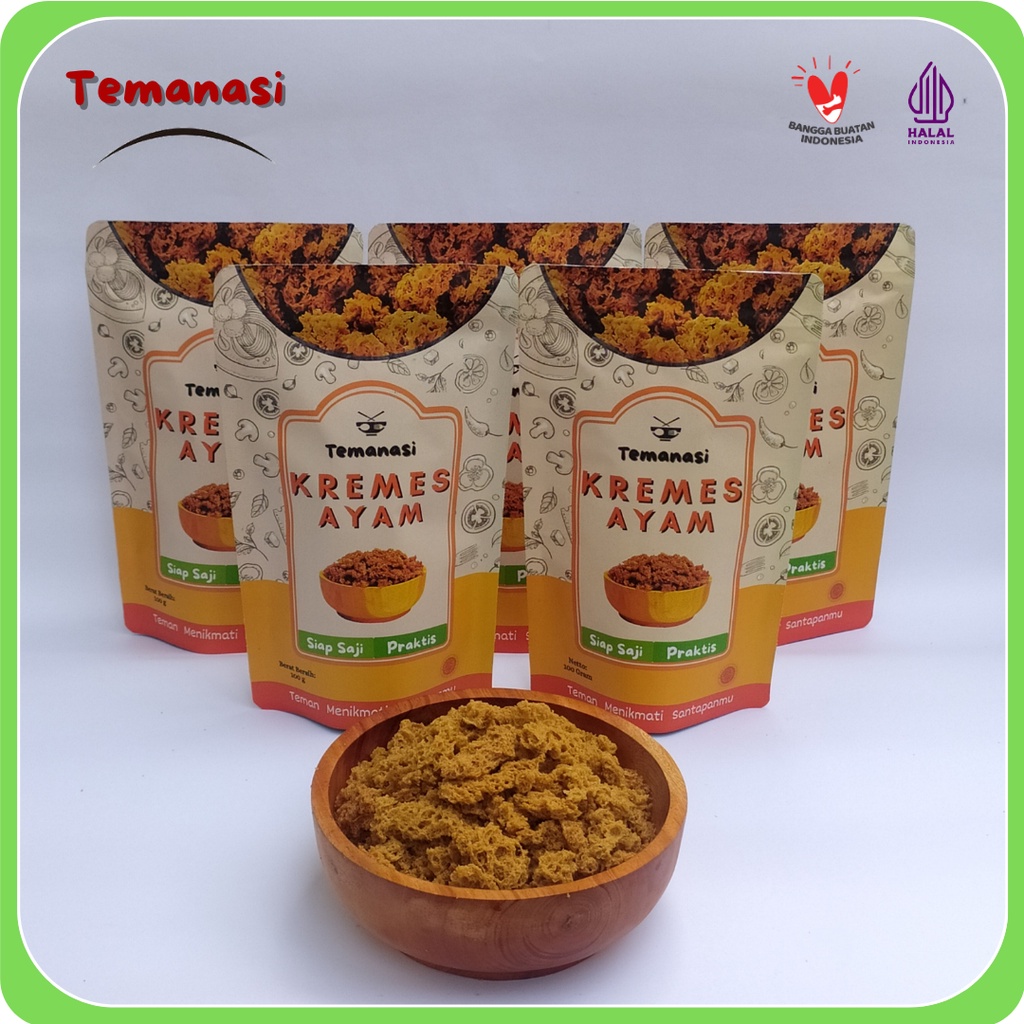 

Kremes Ayam / Kremesan Ayam Tabur by Temanasi 5 pcs