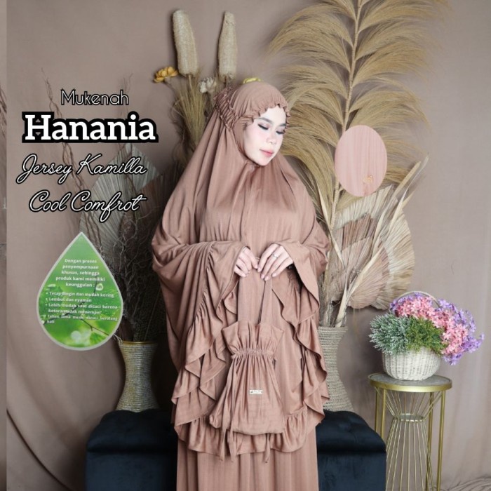 Mukena Dewasa Jumbo Hanania By Doa Ibu Mukenah Jersey Kamila Size Xl