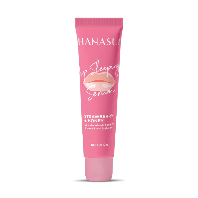 Hanasui Lip Sleeping Serum Strawberry &amp; Honey Pelembab Bibir