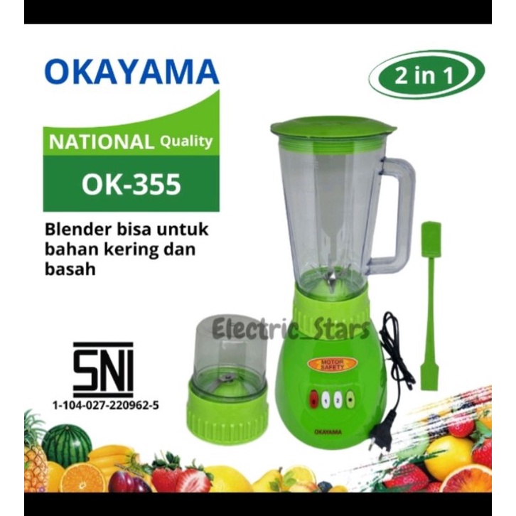 BLENDER OKAYAMA 2 in 1 blender murah
