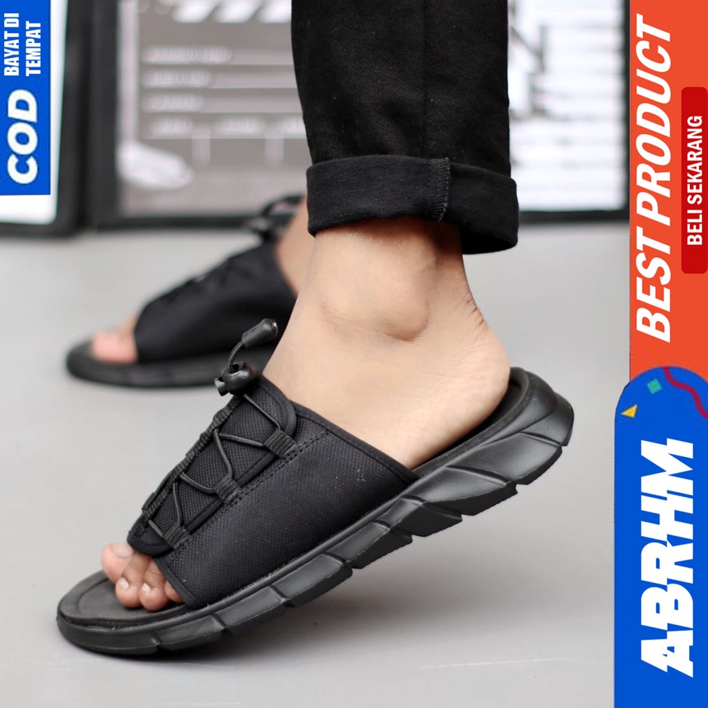 ABRHM SHOKA Sandal Slide Pria Sendal Slop Terbaru Distro