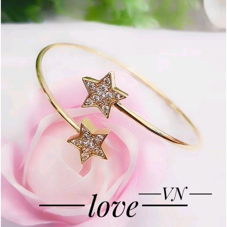 Gelang Xuping Cuff Motif Bintang Boba  Simple 1103a5