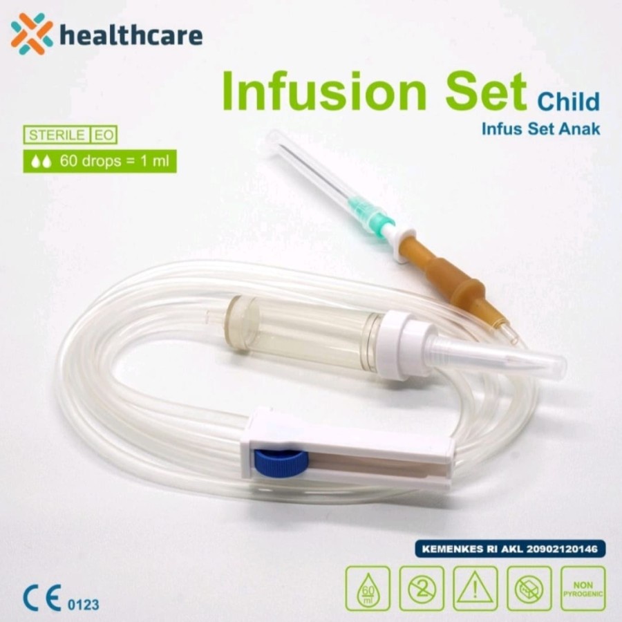 Healthcare Infus set Anak / Infus Set Anak / Infus Set