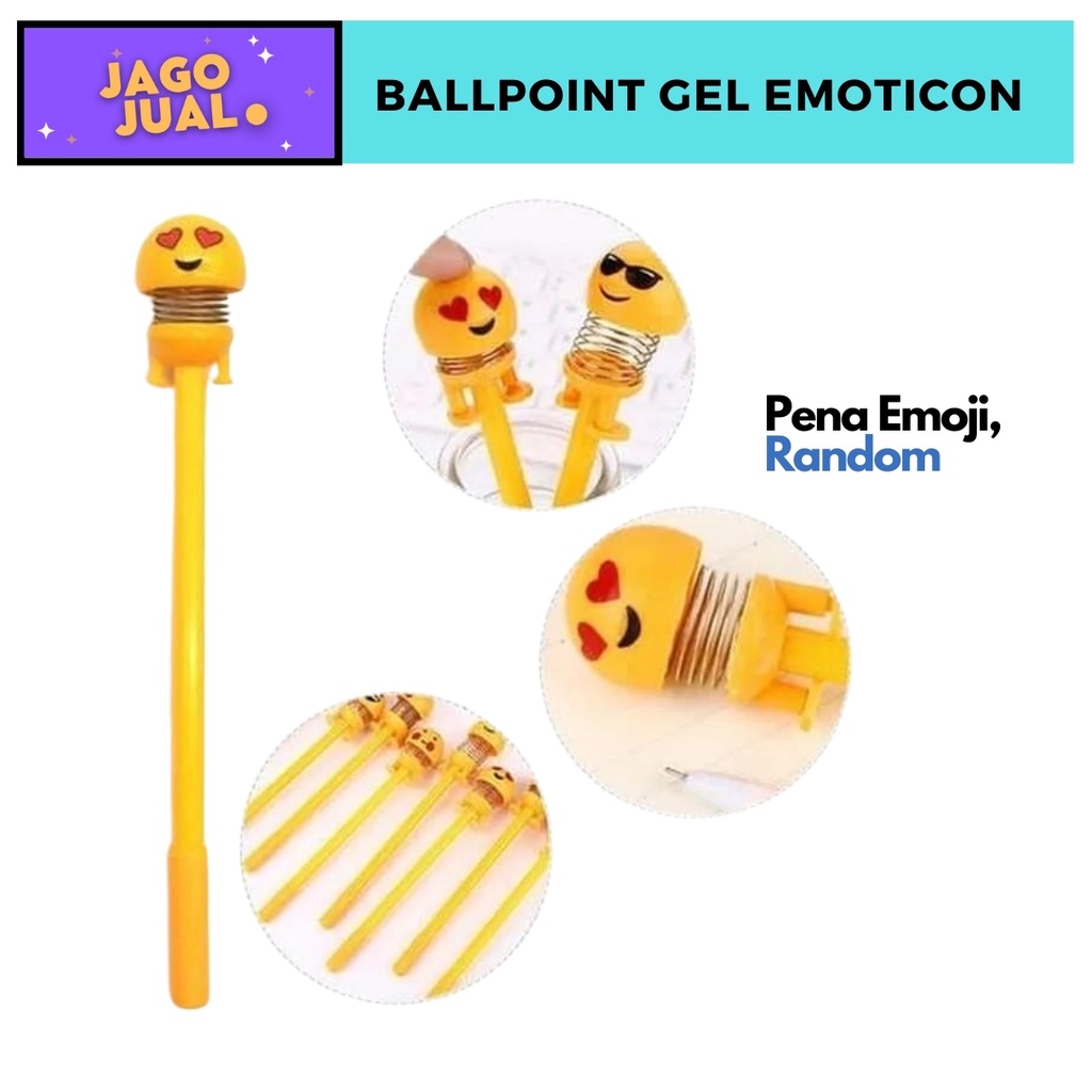 

Pulpen Gel Spring Karakter / Bolpoint Per Goyang Karakter Lucu 1pcs random termurah