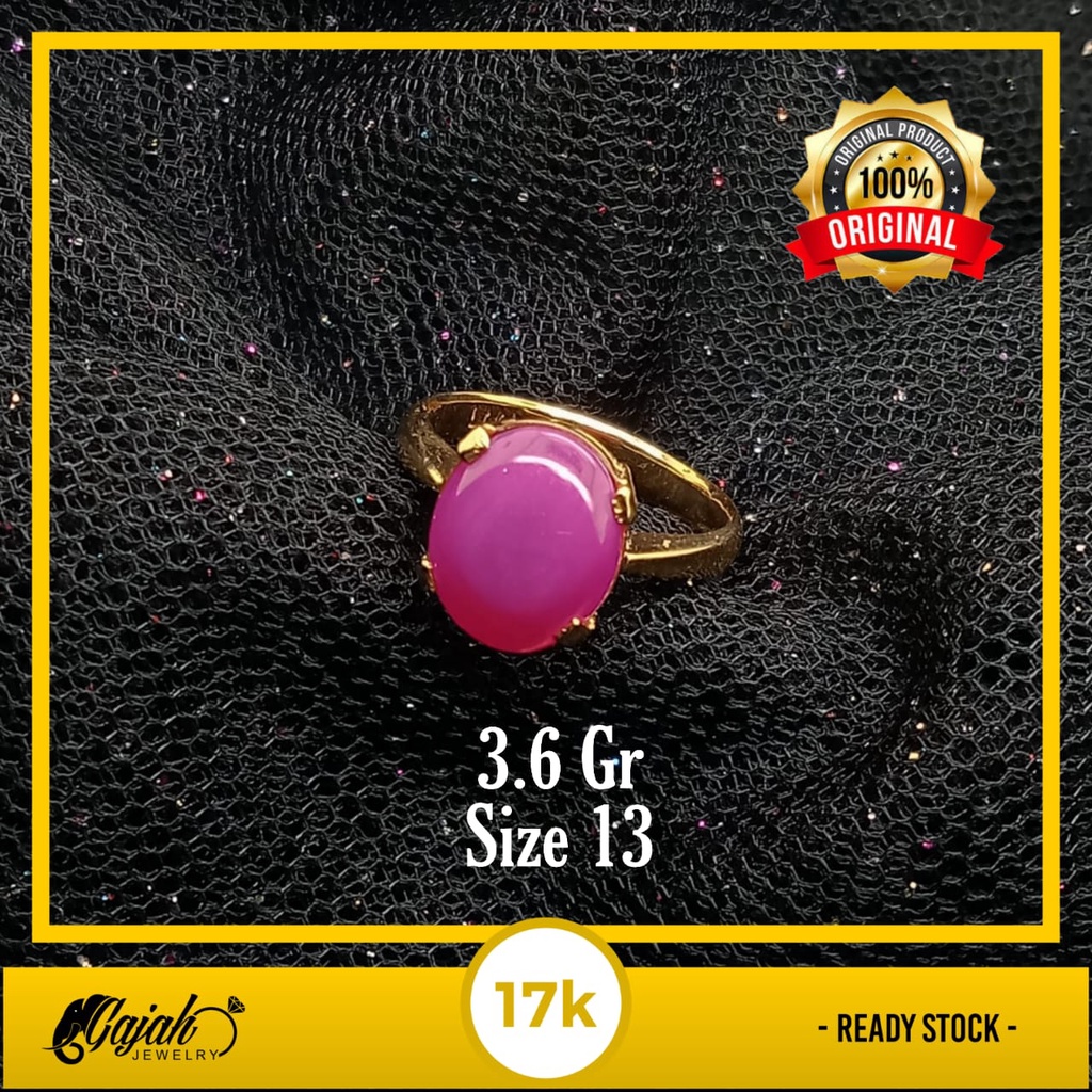 Cincin Emas 17K - 3.6 Gr Kadar 750 - 4446