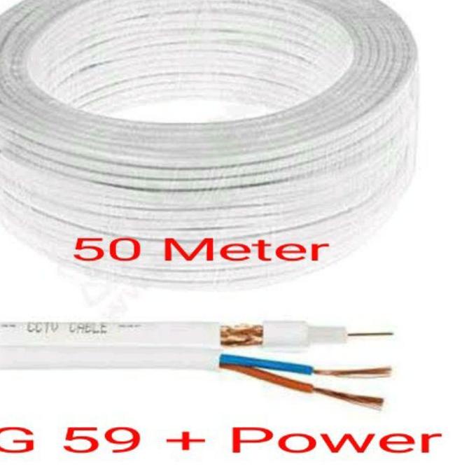 ● KABEL 50 METER UNTUK CCTV ✮