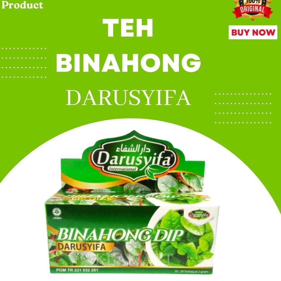 

⚡GROSIR⚡ Teh Binahong Darusyifa Alami Teh Celup Herbal Daun Binahong