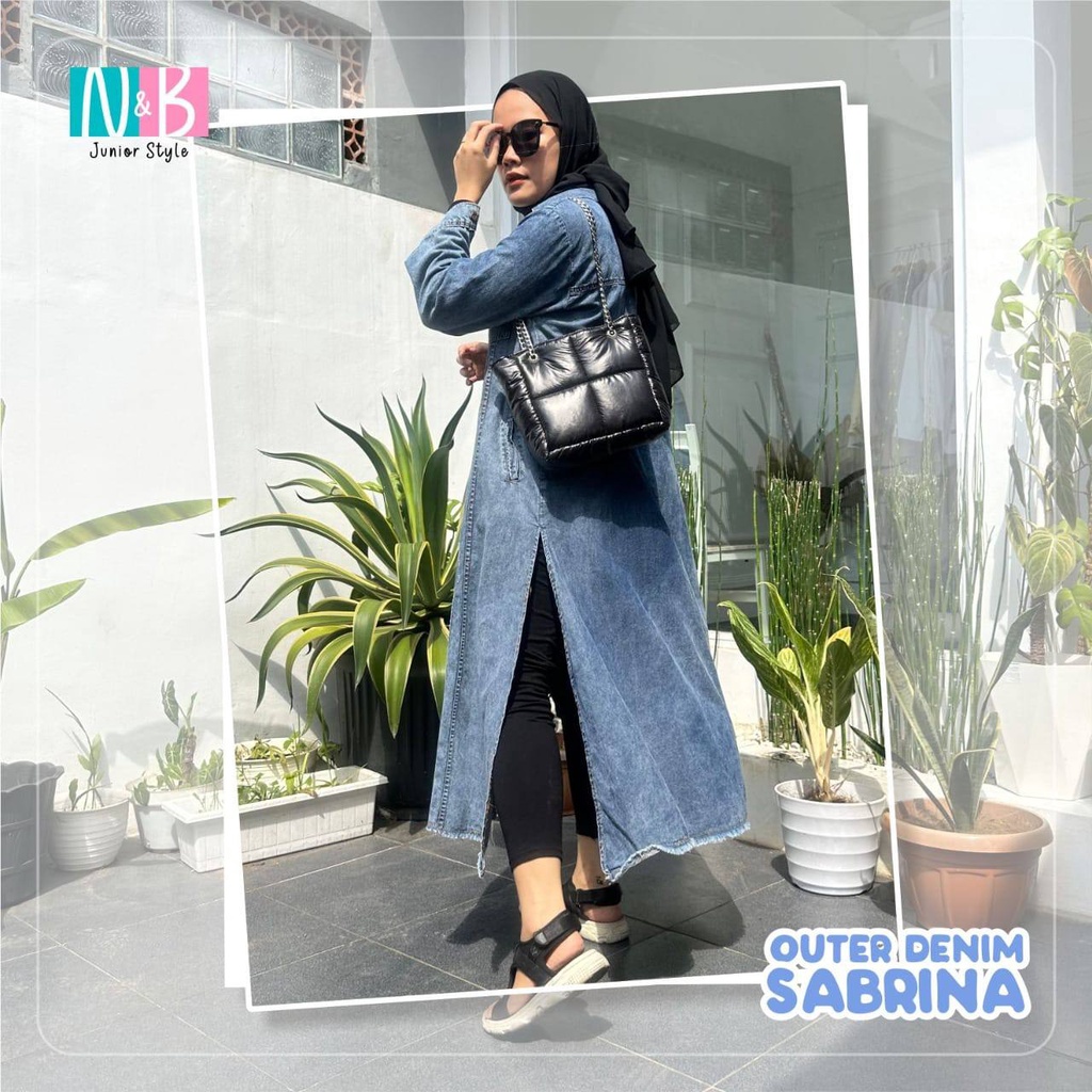 Outer Dewasa Denim Sabrina by N&amp;B junior style