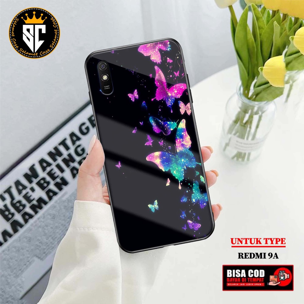 Case Xiaomi Redmi 9A Casing Xiaomi Redmi 9A Selamet Case [KpuKpu] Softcase Glass - Hardcase Glossy -