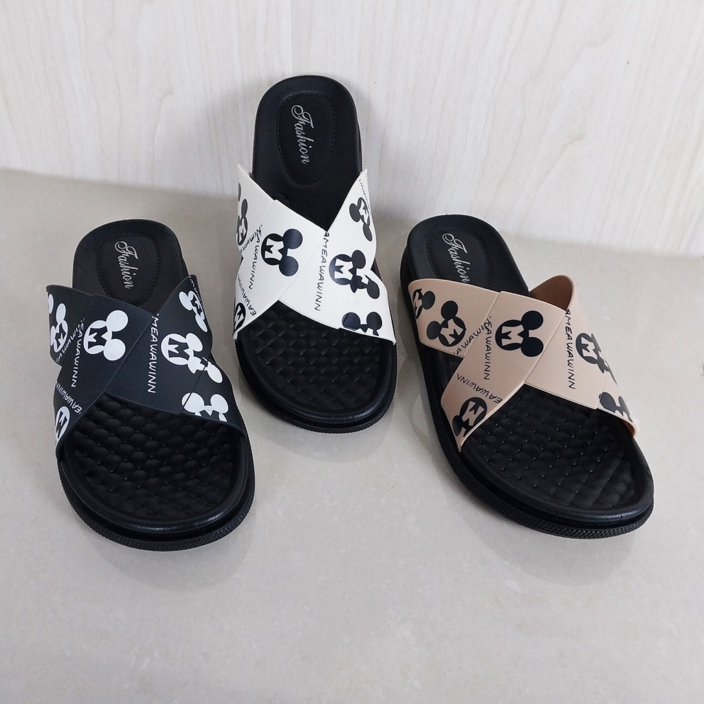 AND / COD / Sandal Slip On Wanita / Sandal Slop Wanita Import / Sandal Wanita Fashion Korea / Sandal Wanita Kasual SPT-53