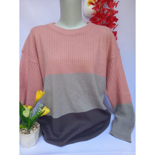 SWEATER RAJUT POLET // Sweater wanita