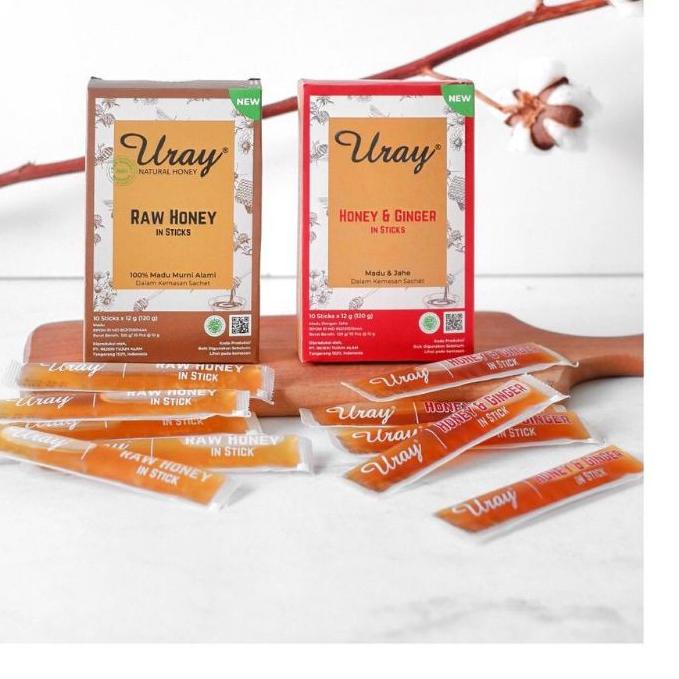 

✨Terbaru✨ Madu Uray Stick Sachet 10 stick x 12 gram Raw Honey buruan