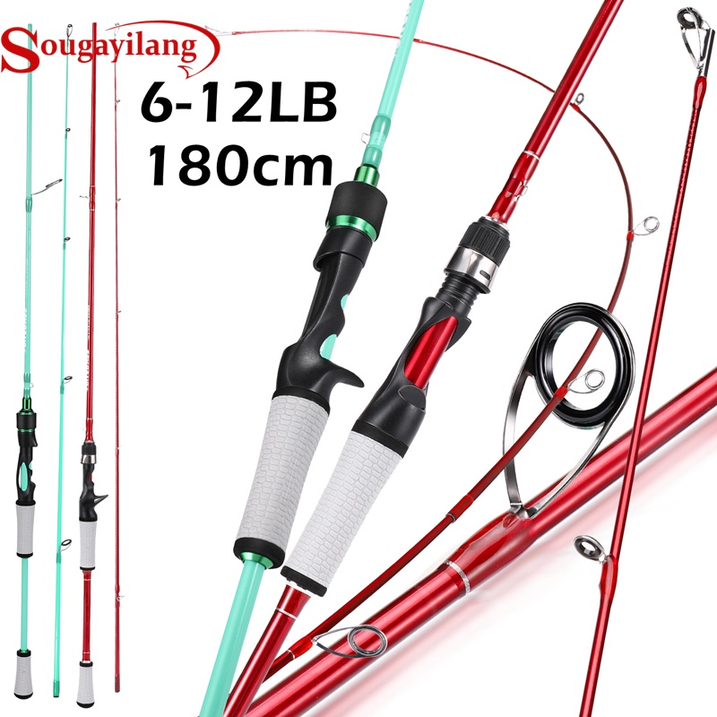 NEW PRODUCT SOUGAYILANG 180CM JRAON PANCING SERAT CARBON 2 BAGIAN 6-12LB ULTRALIGHT JORAN BC