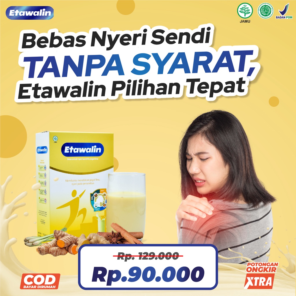 Etawalin  Susu Kambing Etawa Solusi Asam Urat dan Nyeri Sendi Official 1 Box