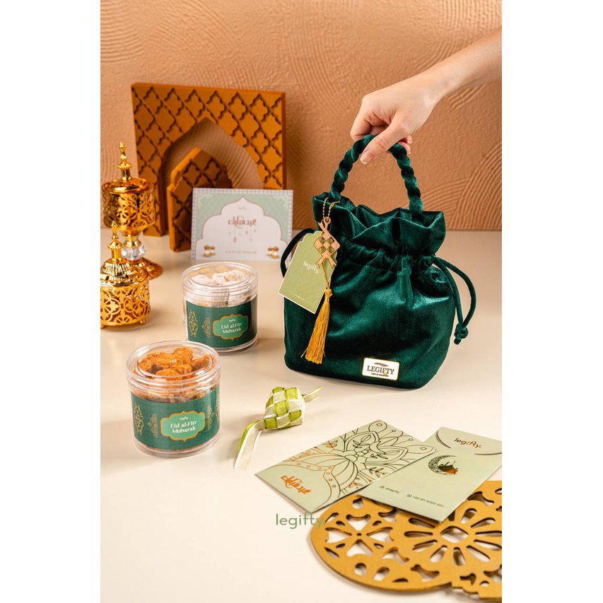 

HAMPERS LEBARAN IDUL FITRI PARCEL HAND BAG - MUBARAK PACKAGE