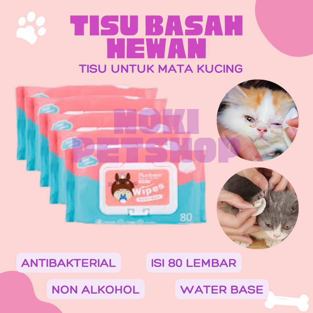 [BISA COD] WIPES PET ISI 80 TISU BASAH SERBAGUNA AMAN UNTUK KUCING DAN ANJING PET WIPES TISU BASAH KUCING ANJING GROOMING HEWAN MURAH HANDUK TISSUE TISSU WIPE PERAWATAN