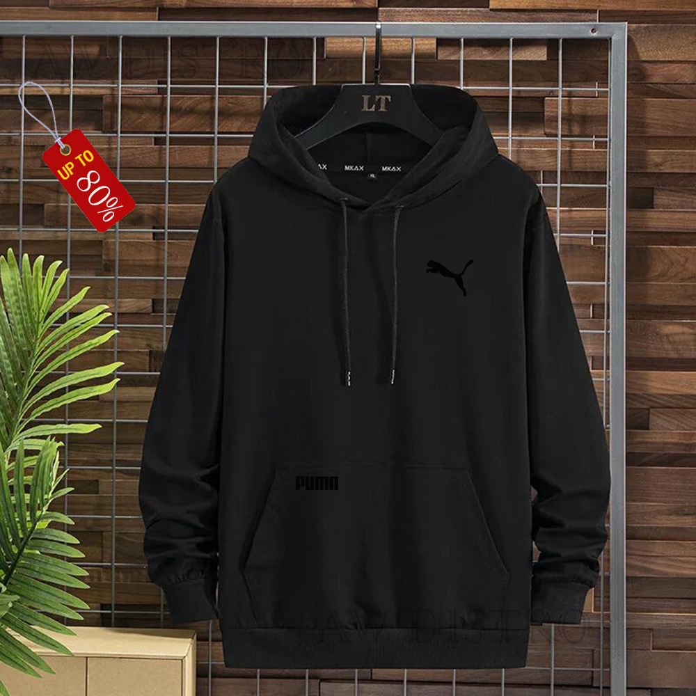 COD Promo Termurah Sweater Hoodie Modern A.B PM Text Hitam Premium Quality