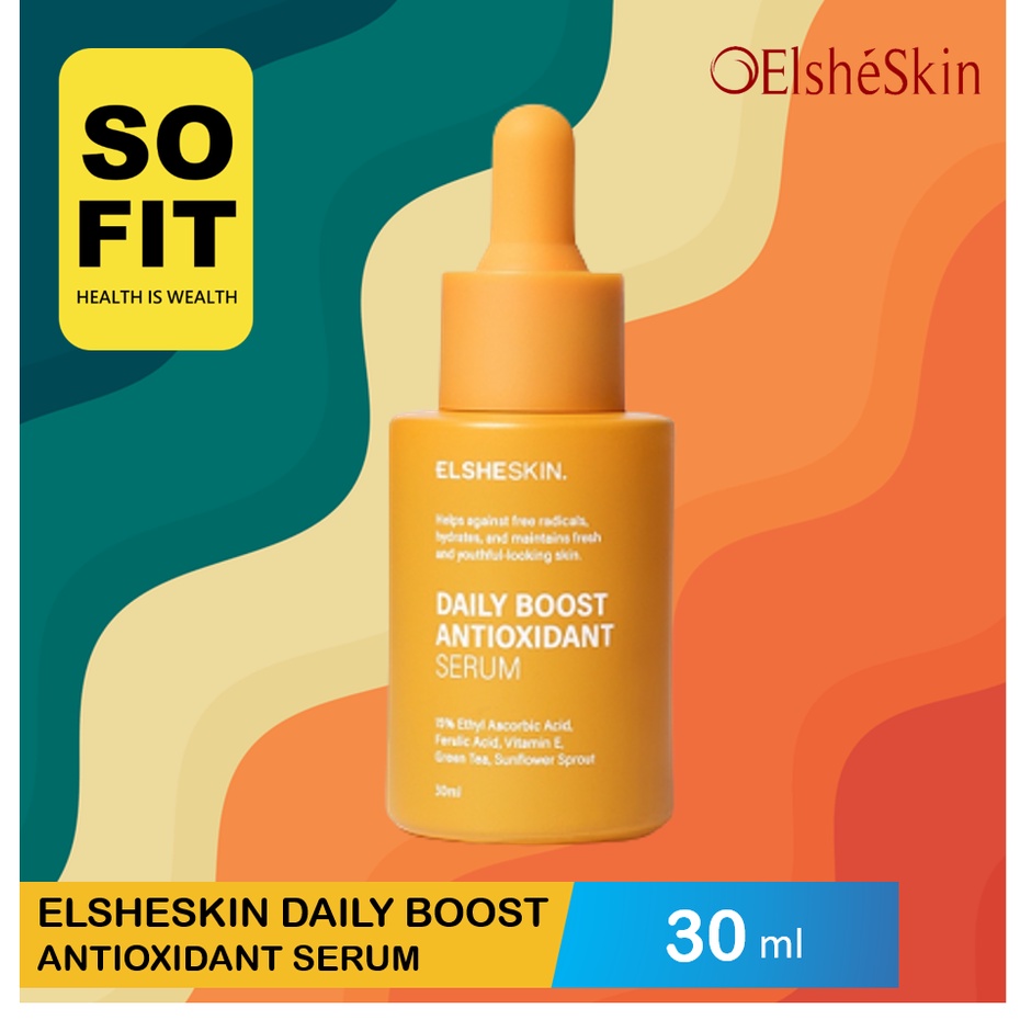 ElsheSkin Daily Boost Antioxidant Serum 15ml 30ml / Serum Vitamin C Kulit 8x Lebih Cerah / Brightening Serum