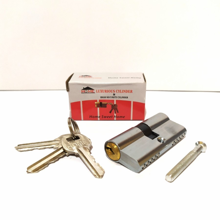 silinder kunci pintu ukuran medium/cylinder kunci / anak kunci