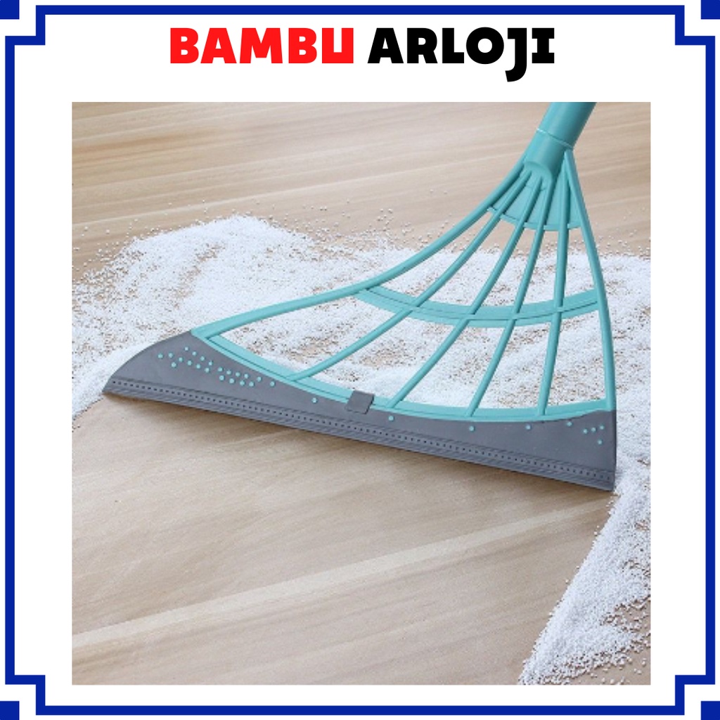 BAJ Sapu Karet Silikon Ajaib Alat Pel Silicone Pembersih Lantai Scarping Wipper Magic Broom Multifungsi PR139