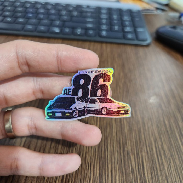 

Sticker Hologram Anime - PSH1566 - AE86