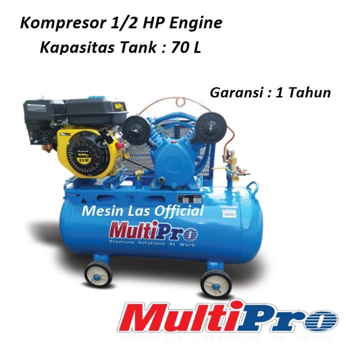 Kompresor 1/2 HP Multipro VBCE-050/70 Kompresor Udara ( Engine )