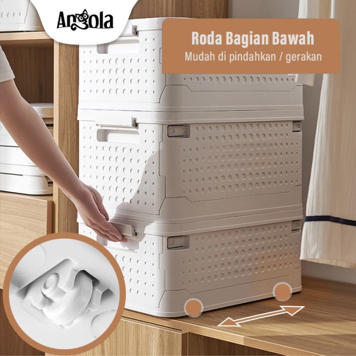 Bagprep Off44 - Angola Storage Box Lipat C33 Folding Container Box Tempat Baju