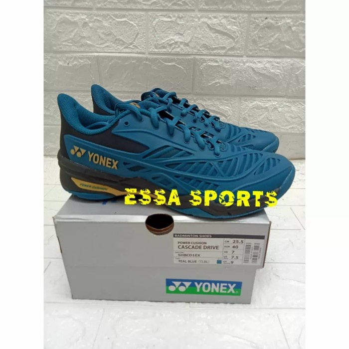 {MentariStore} SEPATU YONEX CASCADE DRIVE TEAL BLUE ORIGINAL Diskon
