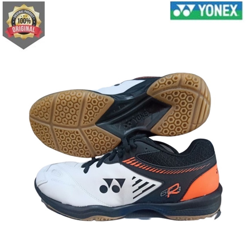 FREE KAOS KAKI SEPATU BADMINTON BULUTANGKIS SHB 65R2 Yellow Pink/Red [[Boleh Tukar Ukuran]]