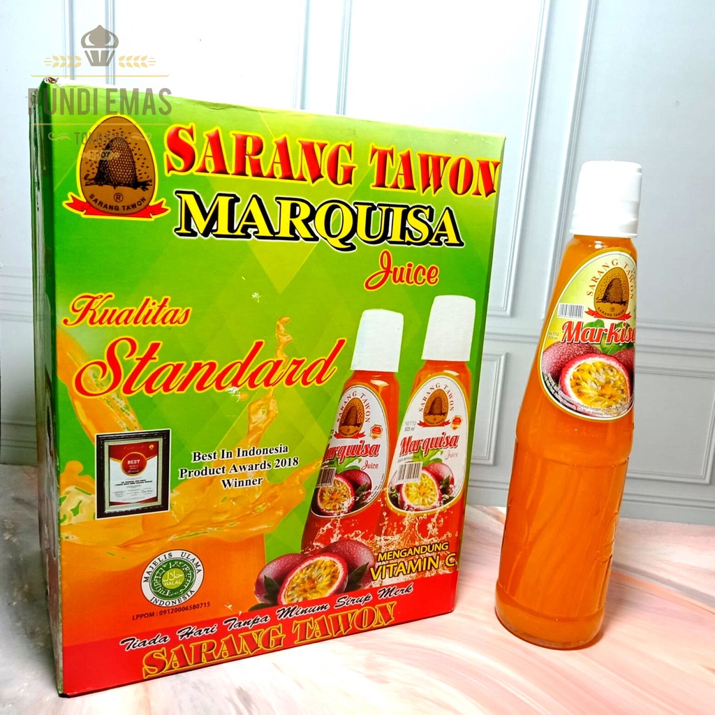 

Sirup Markisa Marquisa Asli Medan Merk Sarang Tawon