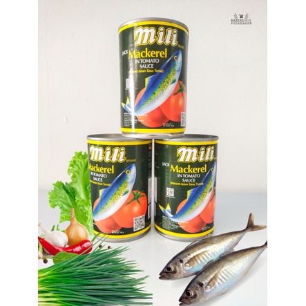 

Sarden Mili Mackerel 425 Gram / Sarden Mili Asli (BPOM RI ✔)